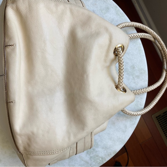 Cole Haan women’s leather ivory shoulder bag - Picture 8 of 10